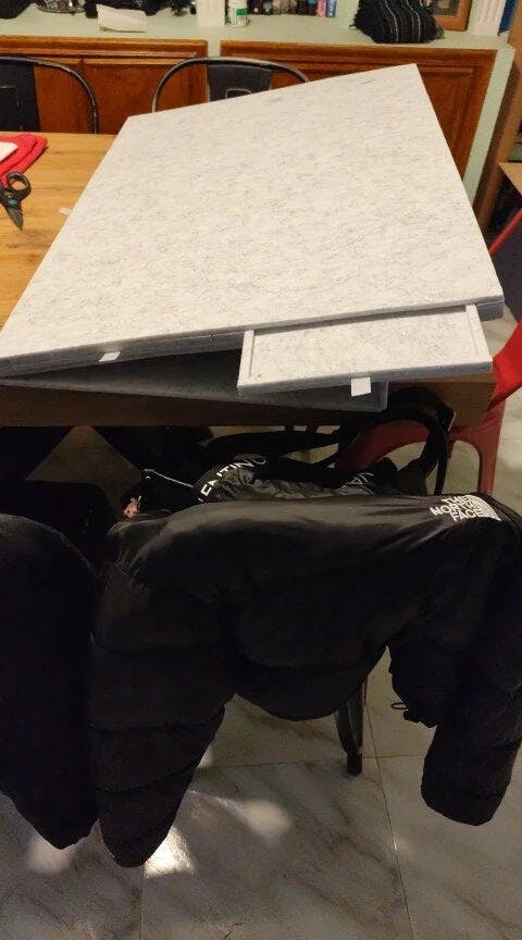 Customer photo for Puzzle Board with Drawers 1500 Piece