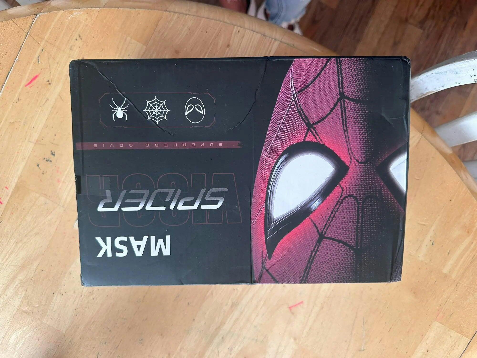 Customer photo for Spiderman Mask Moving Eyes