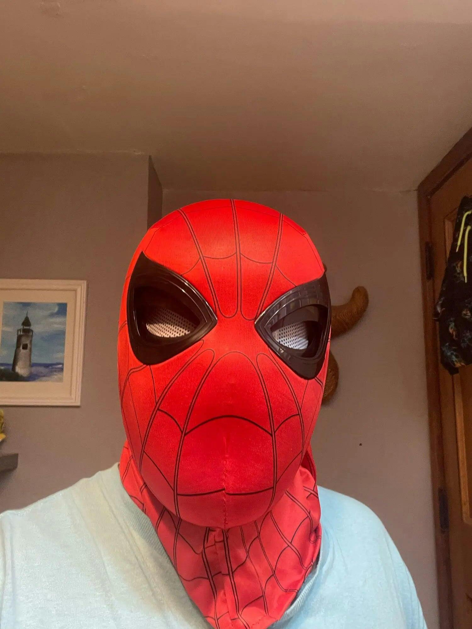 Customer photo for Spiderman Mask Moving Eyes