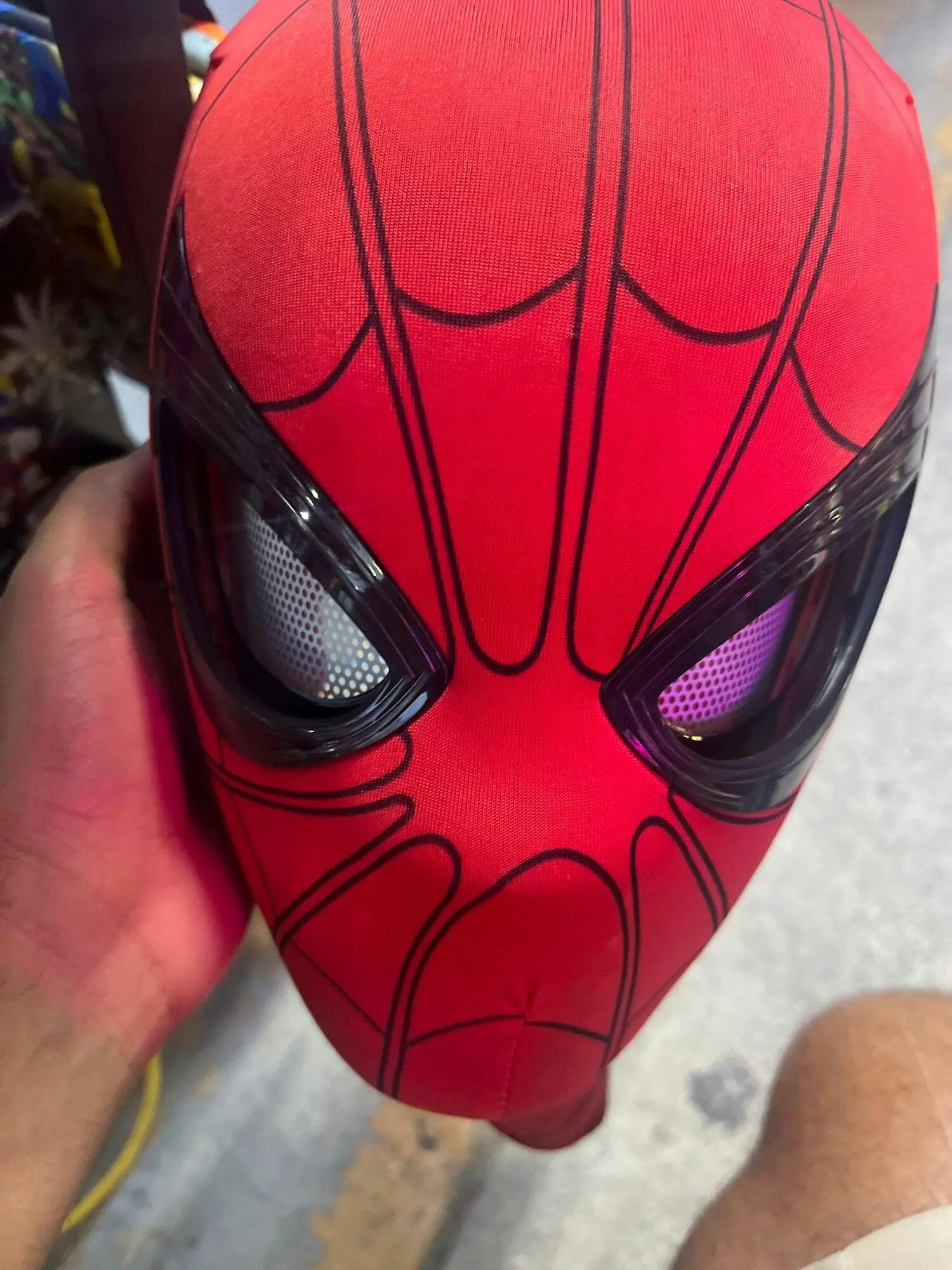 Customer photo for Spiderman Mask Moving Eyes