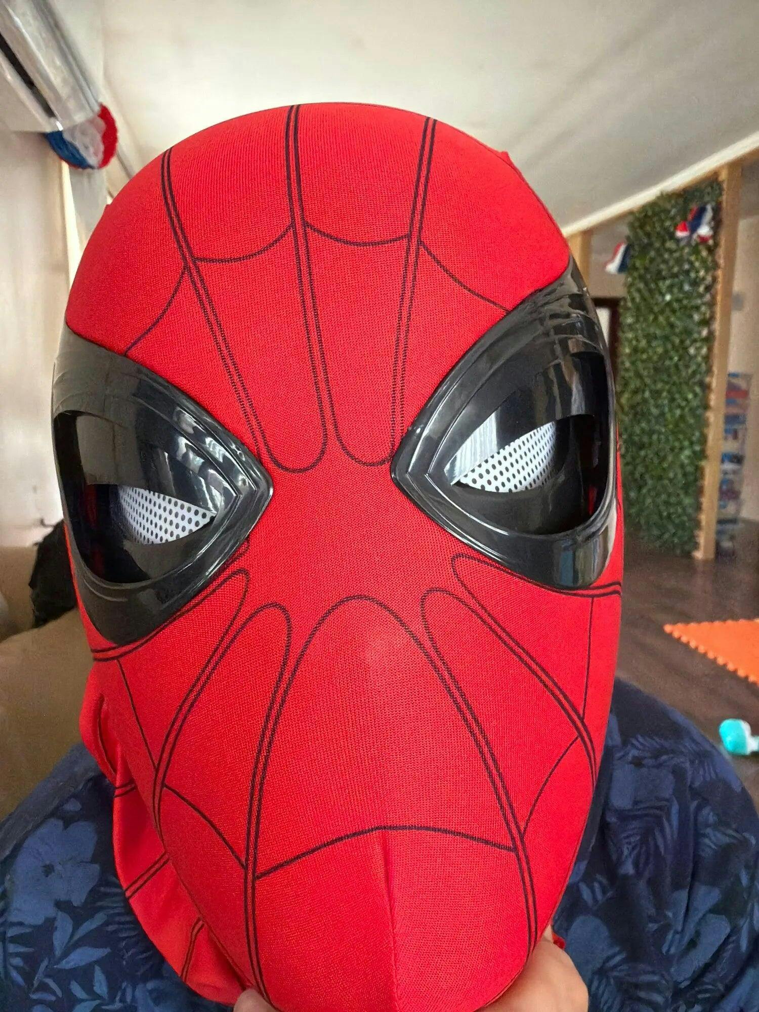 Customer photo for Spiderman Mask Moving Eyes