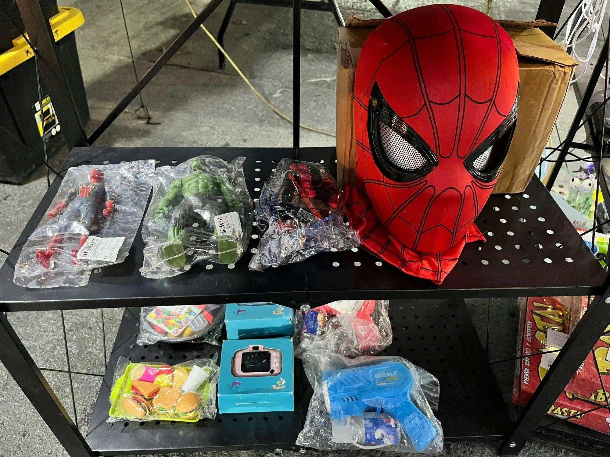 Customer photo for Spiderman Mask Moving Eyes