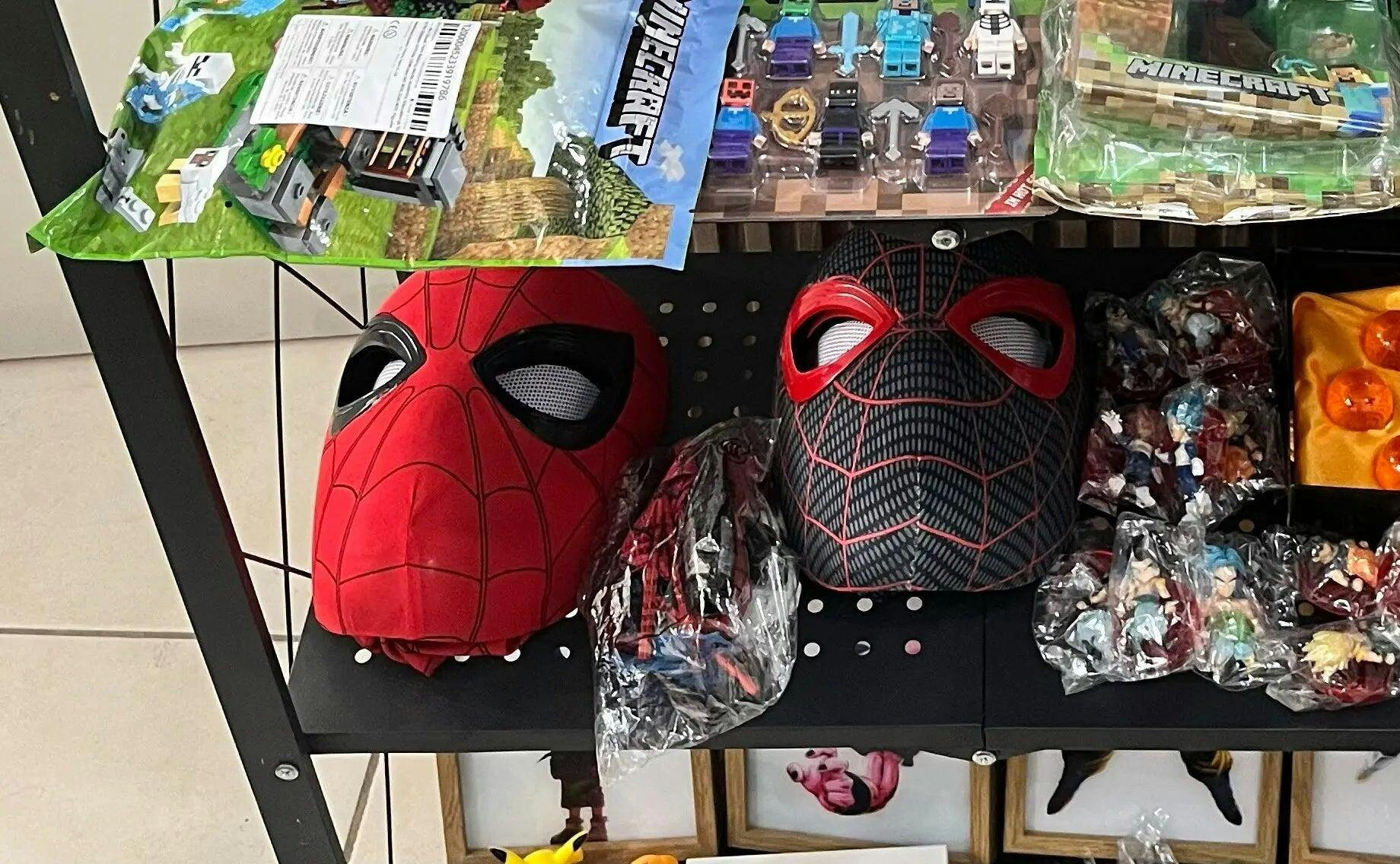Customer photo for Spiderman Mask Moving Eyes