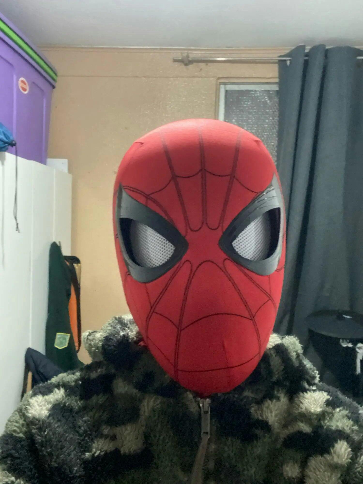 Customer photo for Spiderman Mask Moving Eyes