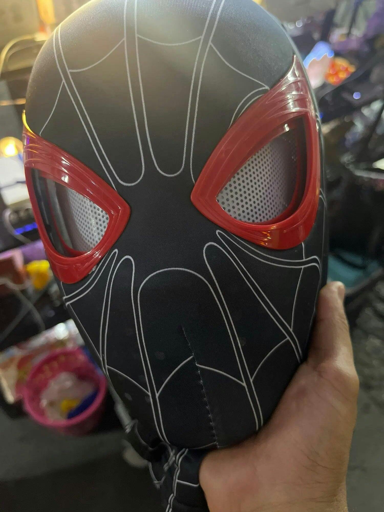 Customer photo for Spiderman Mask Moving Eyes
