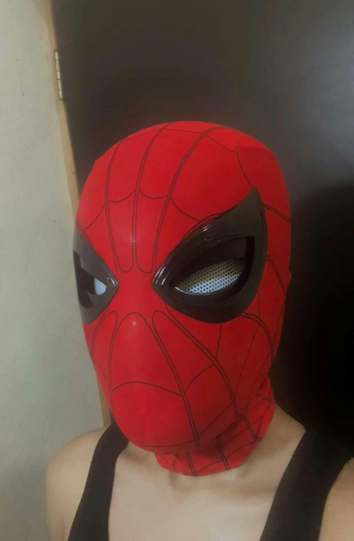 Customer photo for Spiderman Mask Moving Eyes