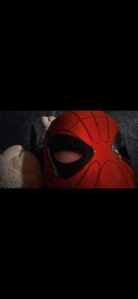 Customer photo for Spiderman Mask Moving Eyes