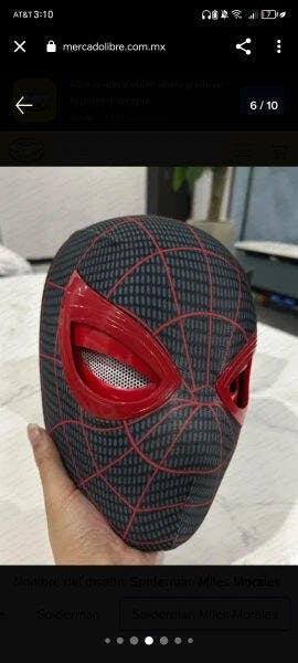 Customer photo for Spiderman Mask Moving Eyes
