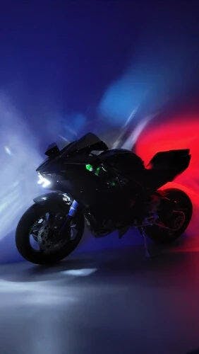 Customer photo for Premium Ninja H2R RC Superbike 1:6 Scale with Realistic Sound & Smoke Effects