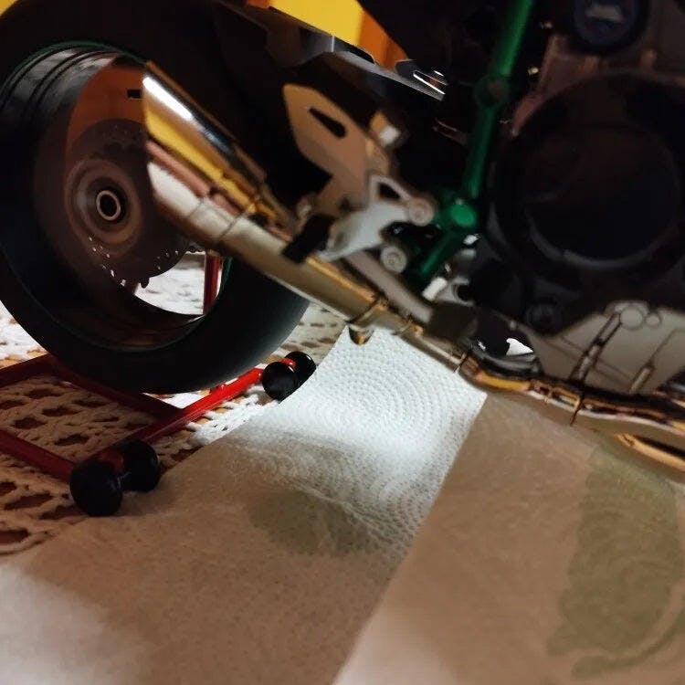 Customer photo for Premium Ninja H2R RC Superbike 1:6 Scale with Realistic Sound & Smoke Effects