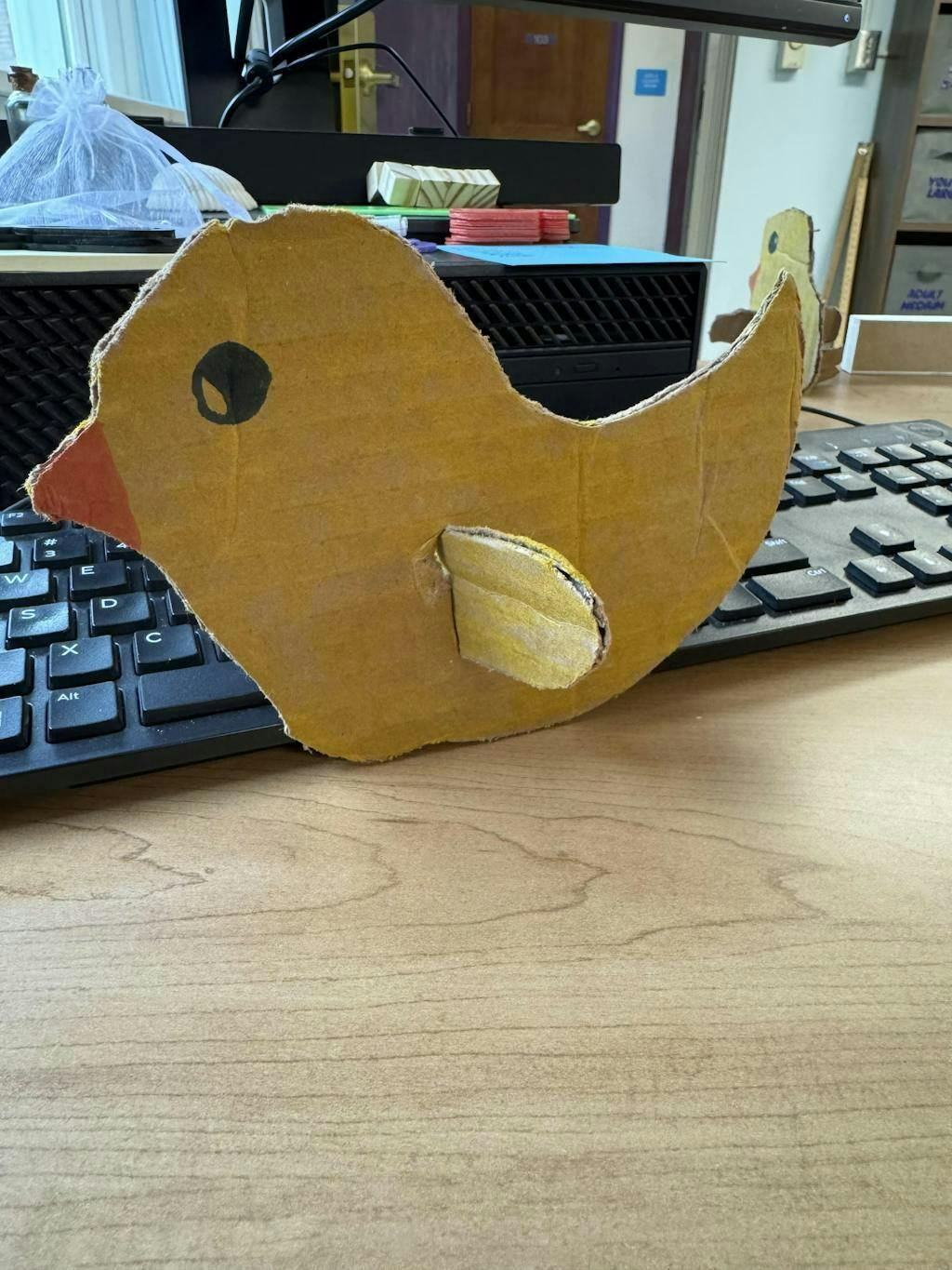 Customer photo for Kid Finger-Safe Cardboard Cutter for Ages 3+