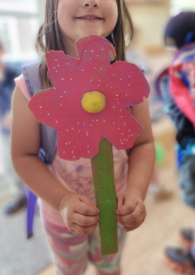 Customer photo for Kid Finger-Safe Cardboard Cutter for Ages 3+