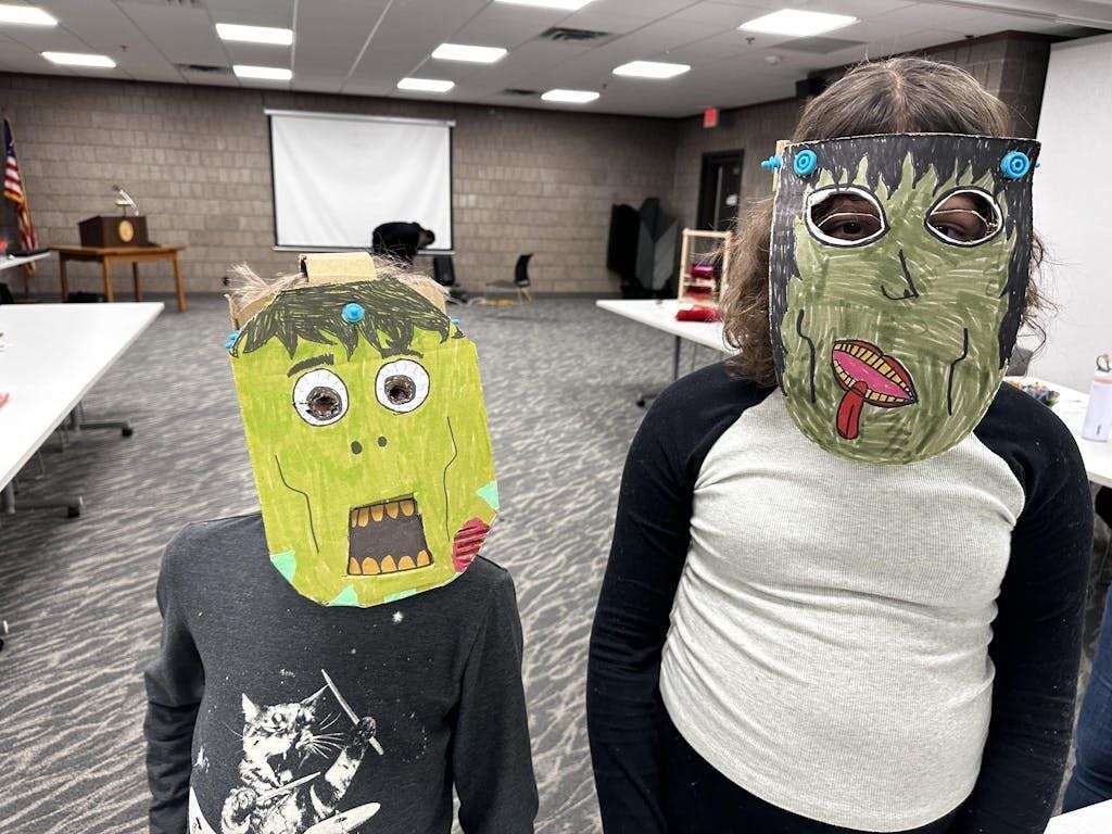 Customer photo for Kid Finger-Safe Cardboard Cutter for Ages 3+