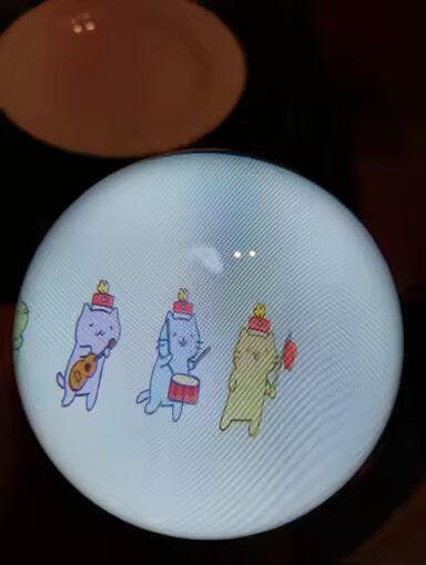 Customer photo for Memory Crystal Ball — 3D Video Photo Orb, 4GB LED