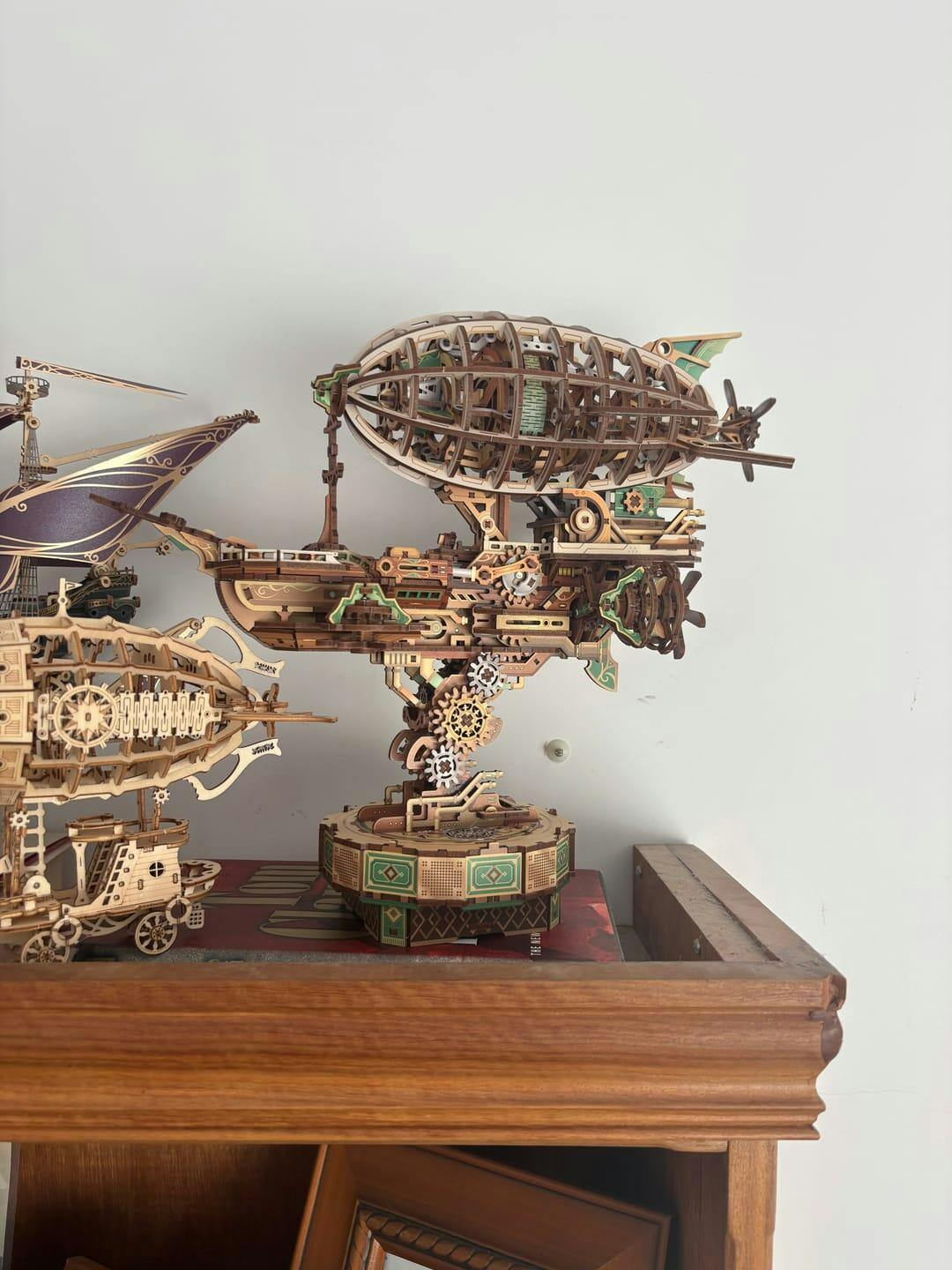 Customer photo for Sailing In Fog - 3D Mechanical Airship Puzzle