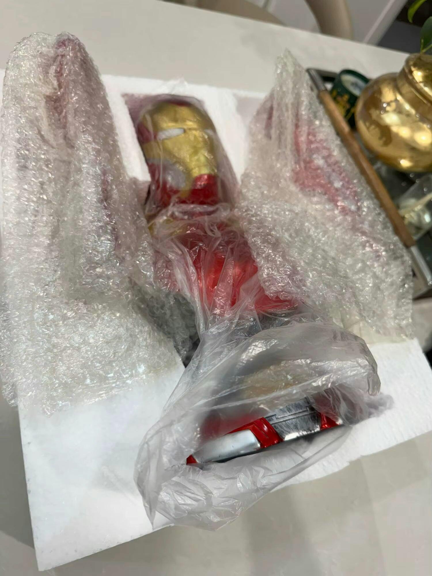 Customer photo for Avengers Marvel Iron Man MK50 Half Body 36cm Resin Statue