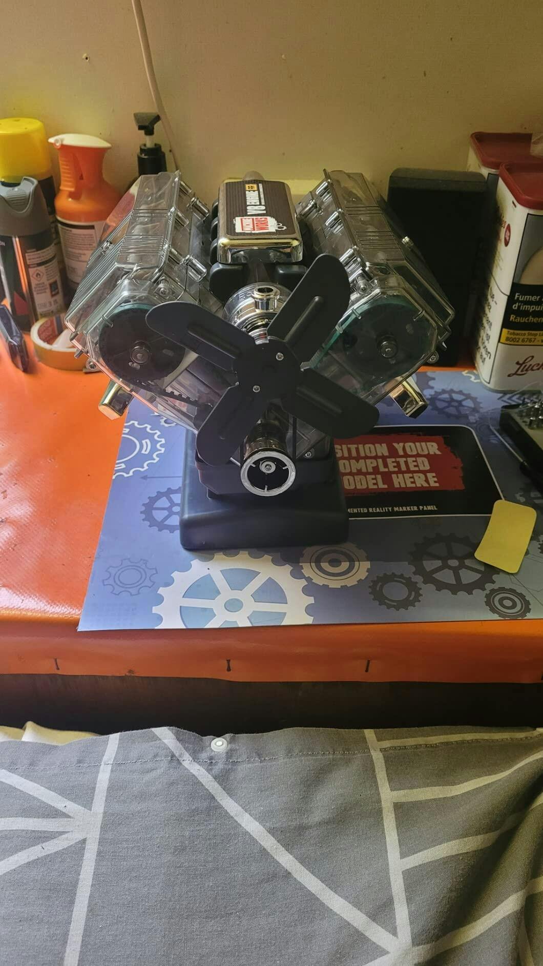 Customer photo for DIY Mini V8 Engine Model Kit