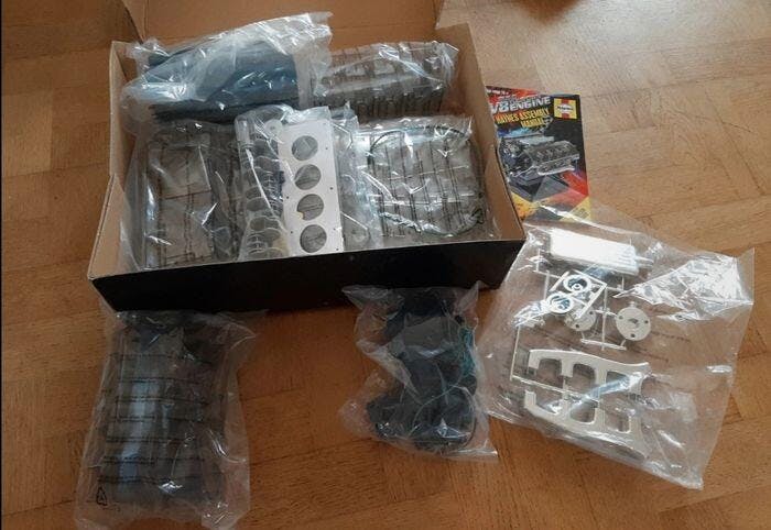 Customer photo for DIY Mini V8 Engine Model Kit