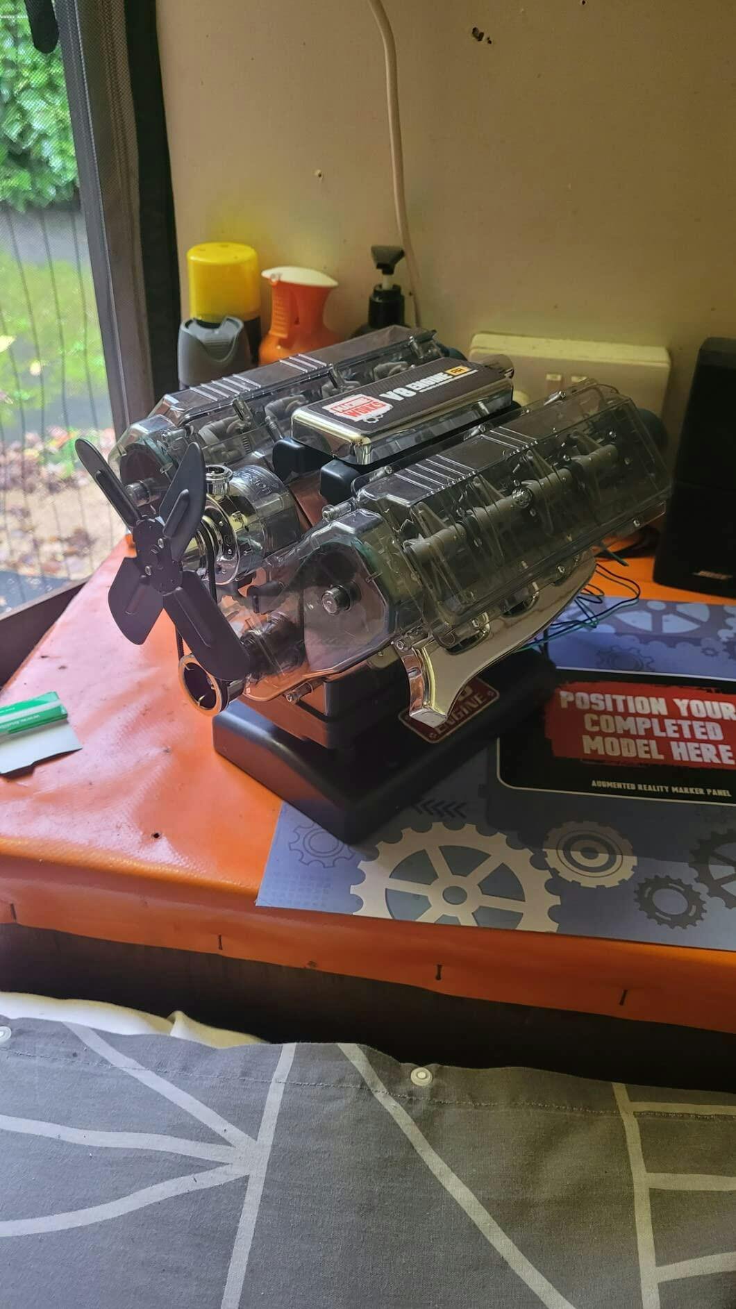 Customer photo for DIY Mini V8 Engine Model Kit
