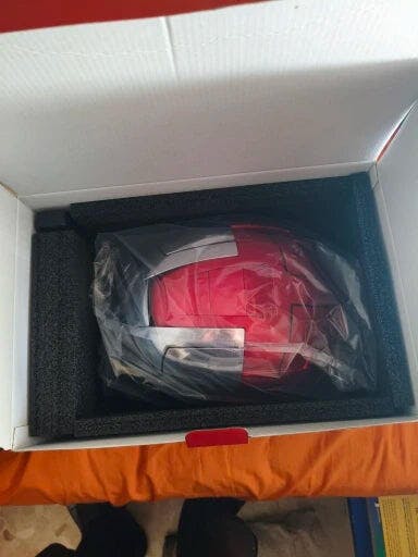 Customer photo for Iron Man MK5 Jarvis Helmet - Voice Activated Mask