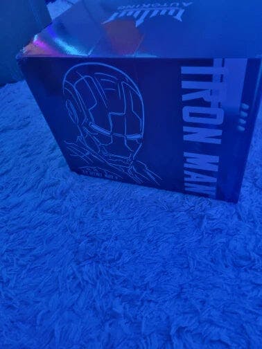 Customer photo for Iron Man MK5 Jarvis Helmet - Voice Activated Mask