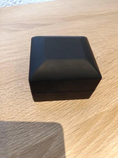 Customer photo for LED Engagement Ring Box with Light