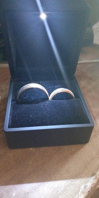 Customer photo for LED Engagement Ring Box with Light