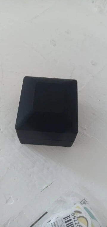 Customer photo for LED Engagement Ring Box with Light