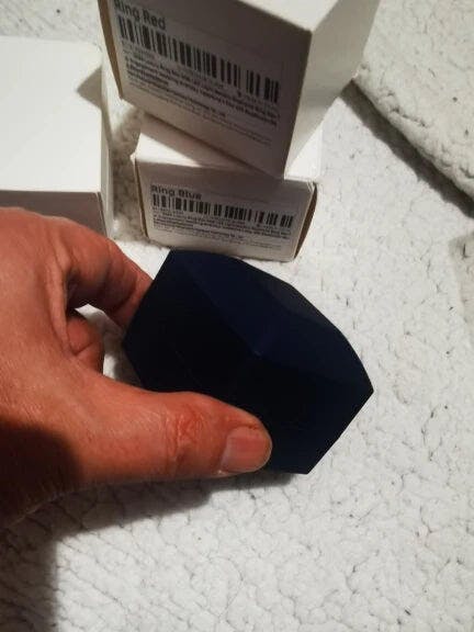 Customer photo for LED Engagement Ring Box with Light