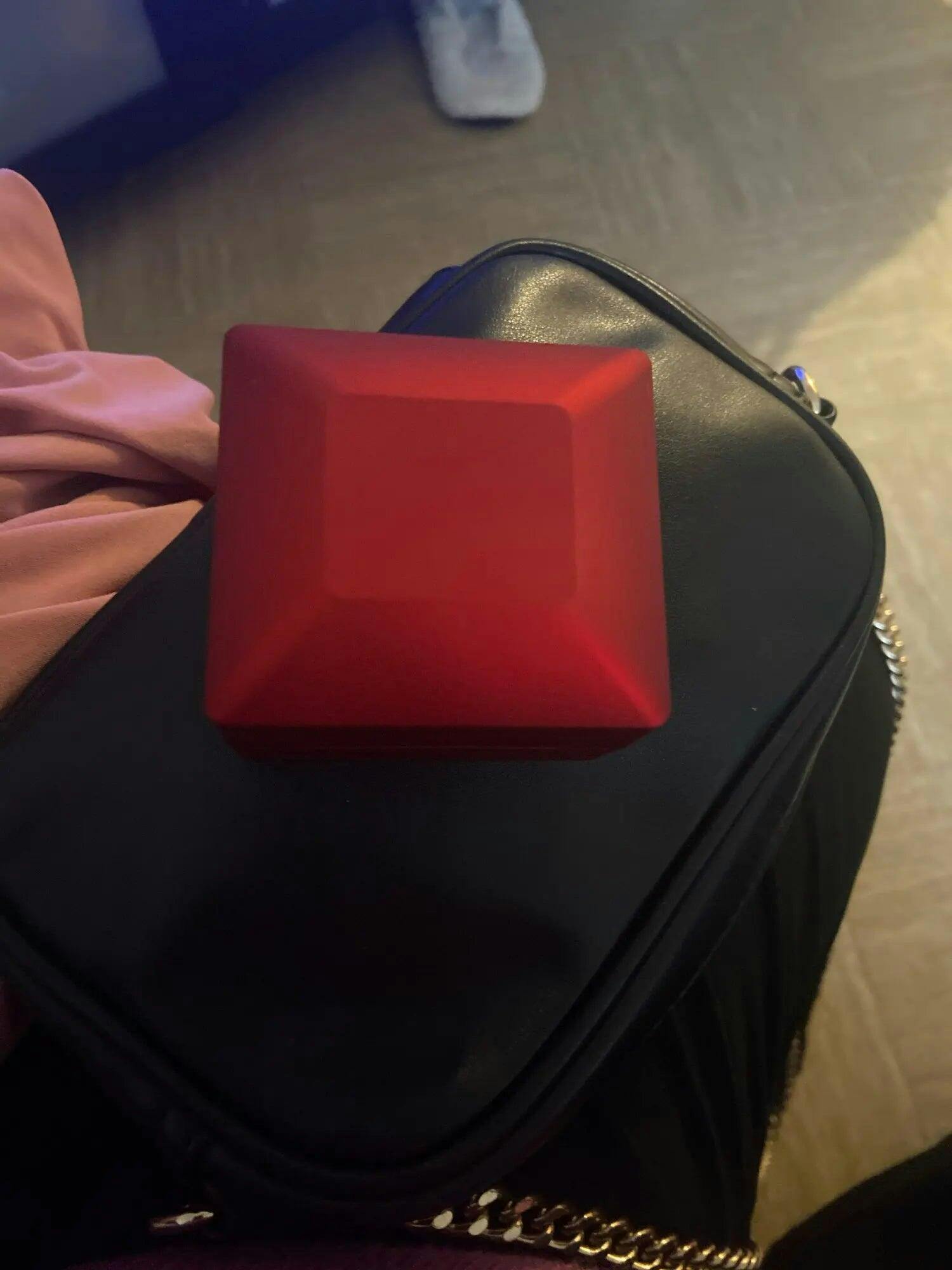 Customer photo for LED Engagement Ring Box with Light