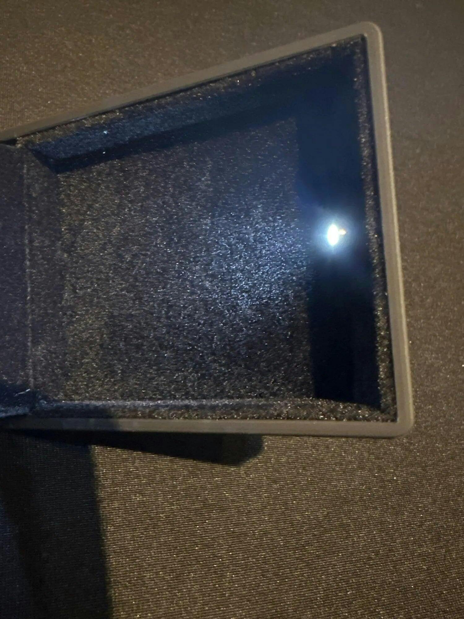 Customer photo for LED Engagement Ring Box with Light