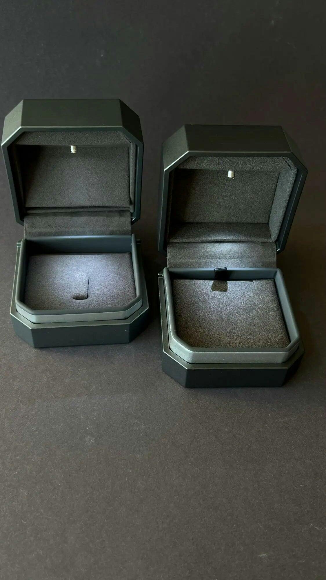 Customer photo for LED Engagement Ring Box with Light