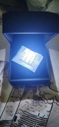 Customer photo for LED Engagement Ring Box with Light