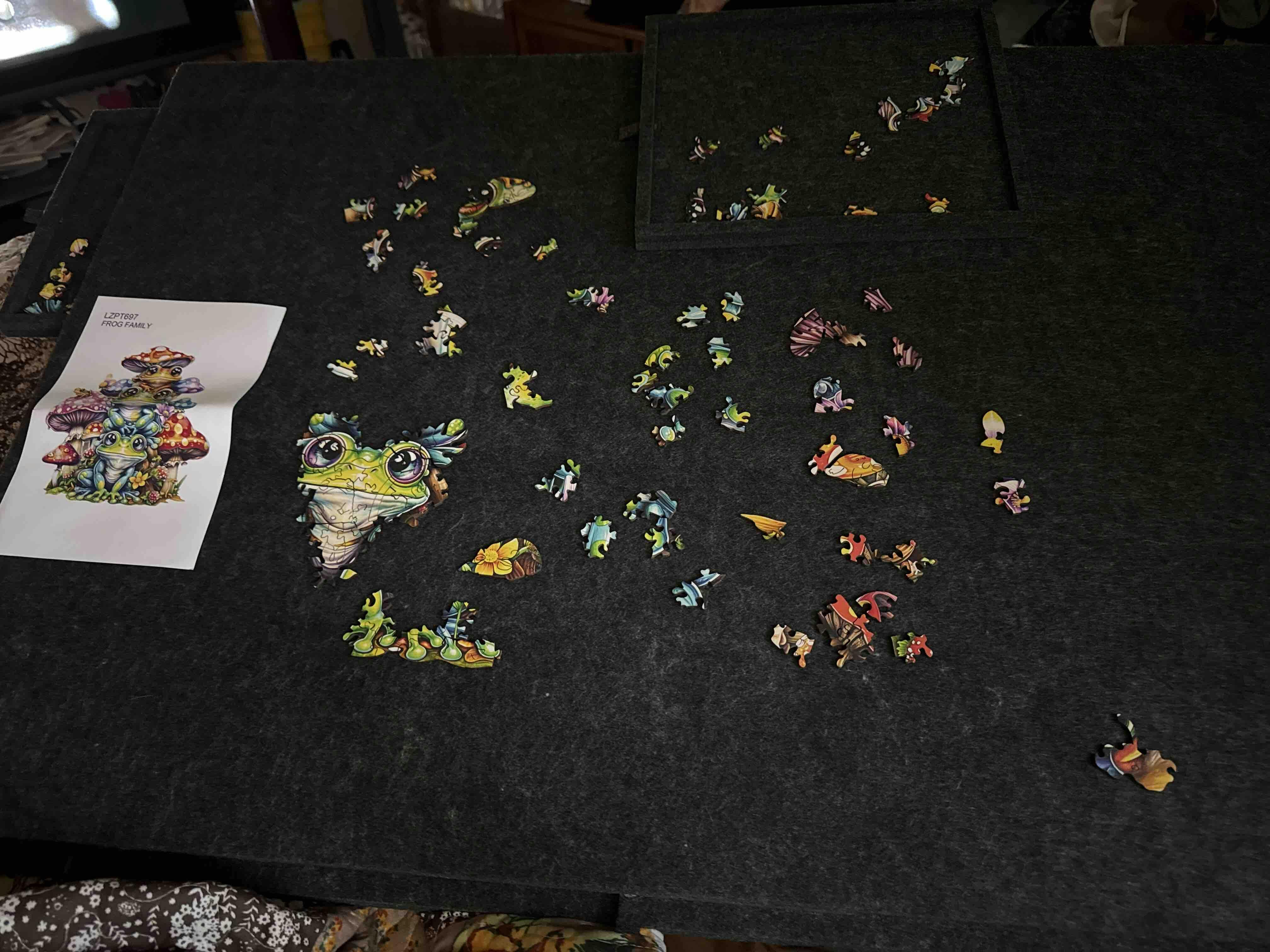 Customer photo for Puzzle Board with Drawers 1500 Piece