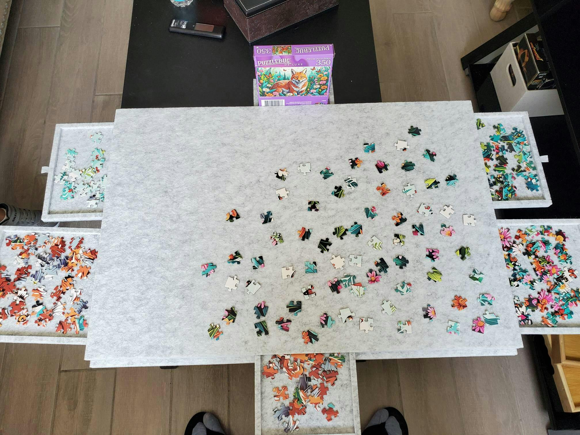 Customer photo for Puzzle Board with Drawers 1500 Piece
