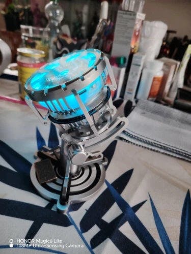 Customer photo for Iron Man MK3 Arc Reactor LED Display Light
