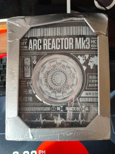 Customer photo for Iron Man MK3 Arc Reactor LED Display Light