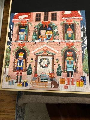 Customer photo for Rotating Puzzle Board with Drawers 1500 Piece