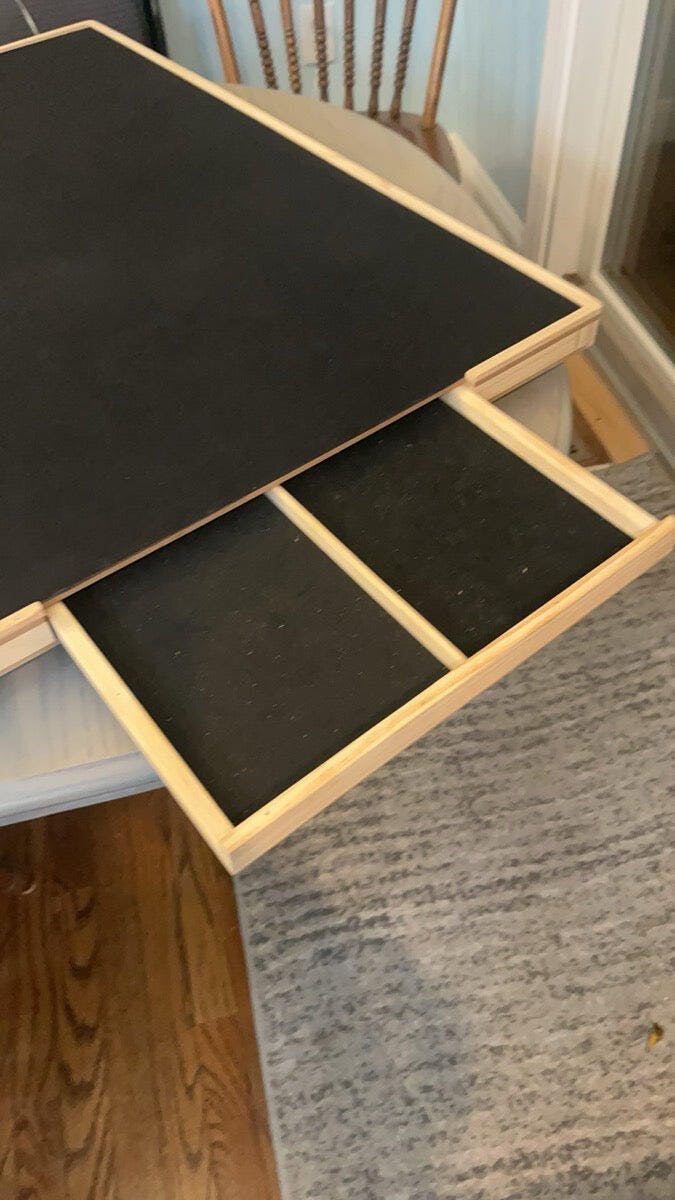 Customer photo for Rotating Puzzle Board with Drawers 1500 Piece