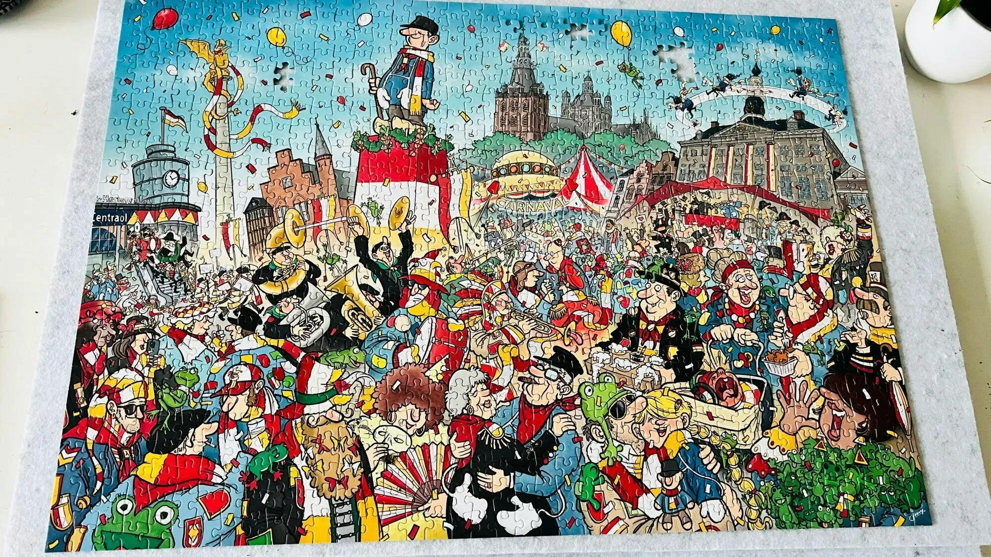 Customer photo for Puzzle Board with Drawers 1500 Piece