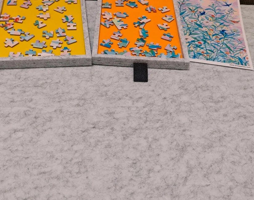 Customer photo for Puzzle Board with Drawers 1500 Piece