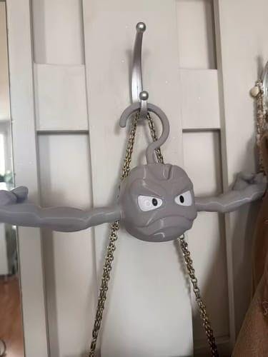 Customer photo for Pokemon Geodude Clothes Hanger