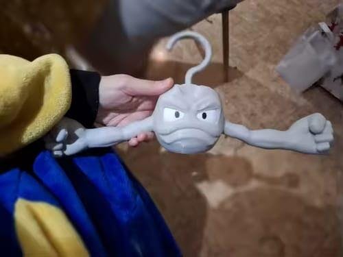 Customer photo for Pokemon Geodude Clothes Hanger