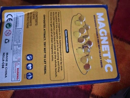 Customer photo for Magnetic Stones Strategy Game 2 Player