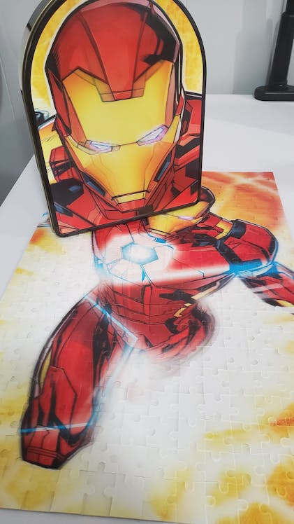 Puzzle marvel en cuadro