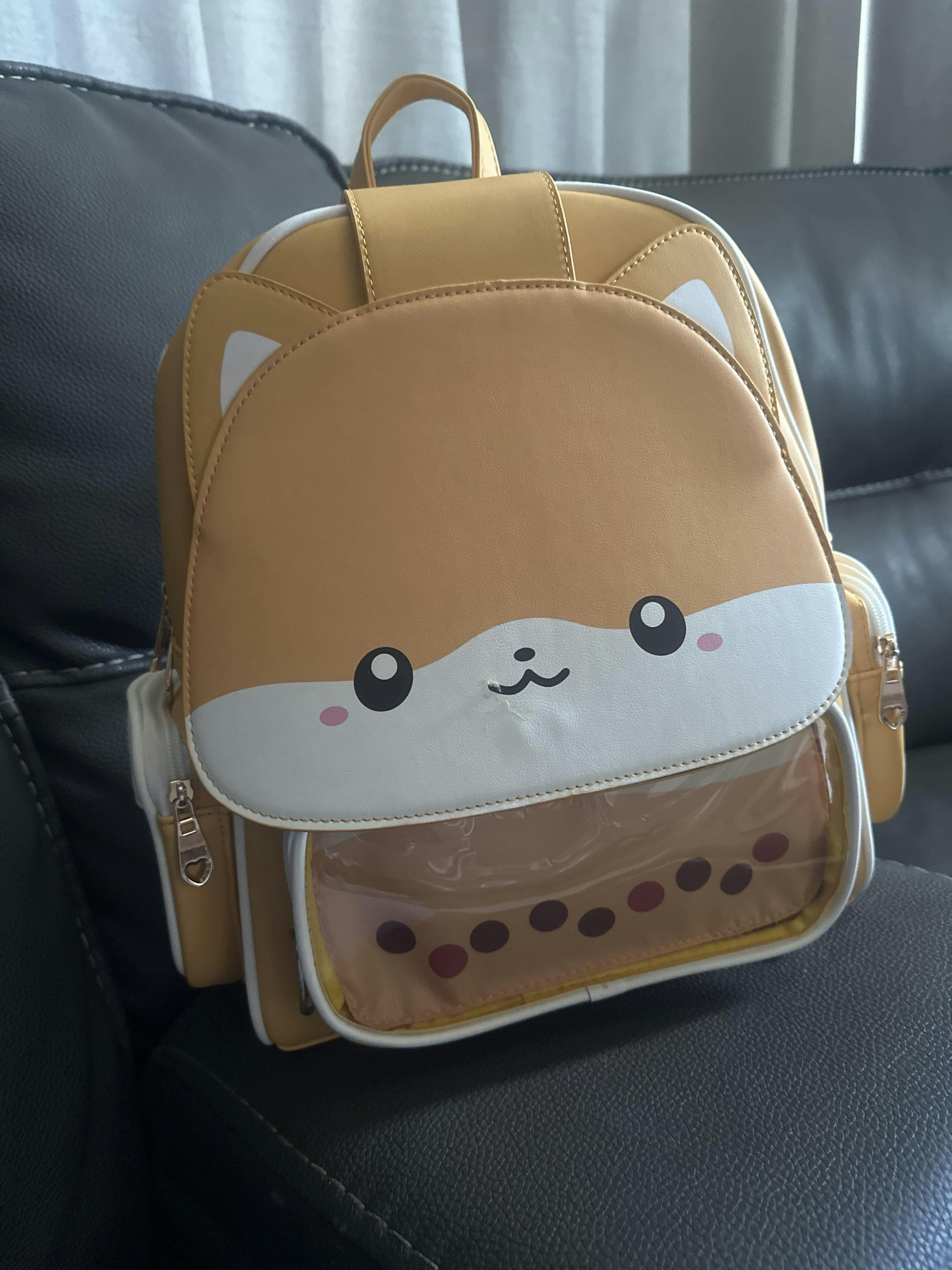 Peach Shiba Boba Ita Backpack – Pwuffy