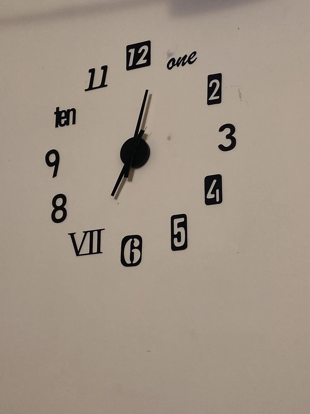 WOODEN DIY CLOCK WITH 12 INCHES NEEDLES – Pyari Walls
