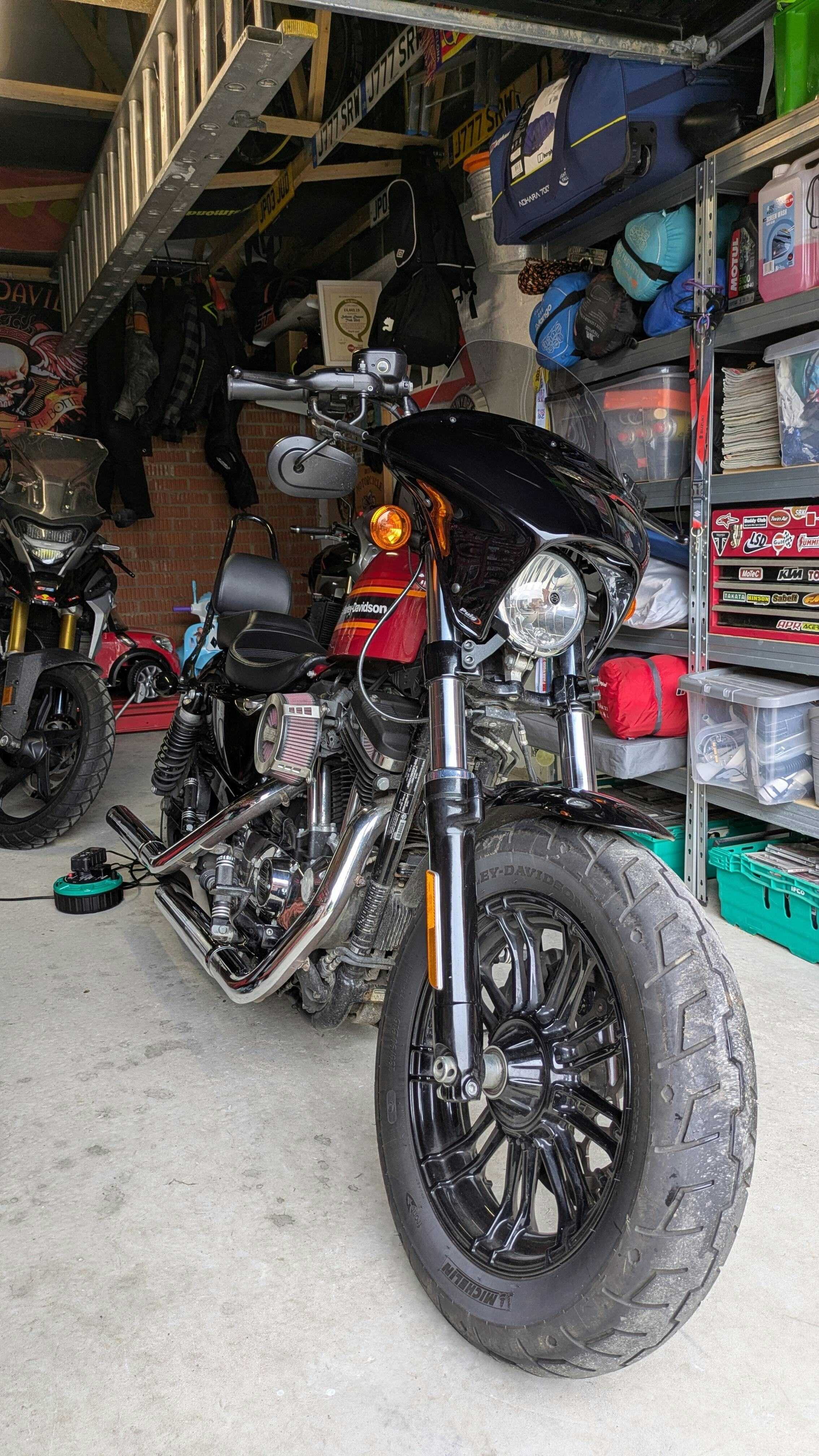 Puig Batwing SML Touring Screen | Light Smoke | Harley Davidson Sports