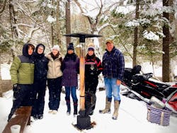 STANDARD - Chauffe-terrasse au granulé de bois