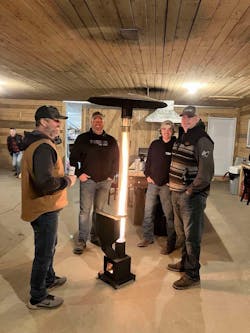 STANDARD - Chauffe-terrasse au granulé de bois